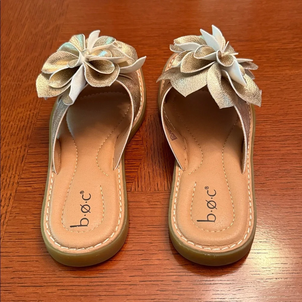 B.O.C. Kasia Champagne Slide Sandals - Picture 5 of 12